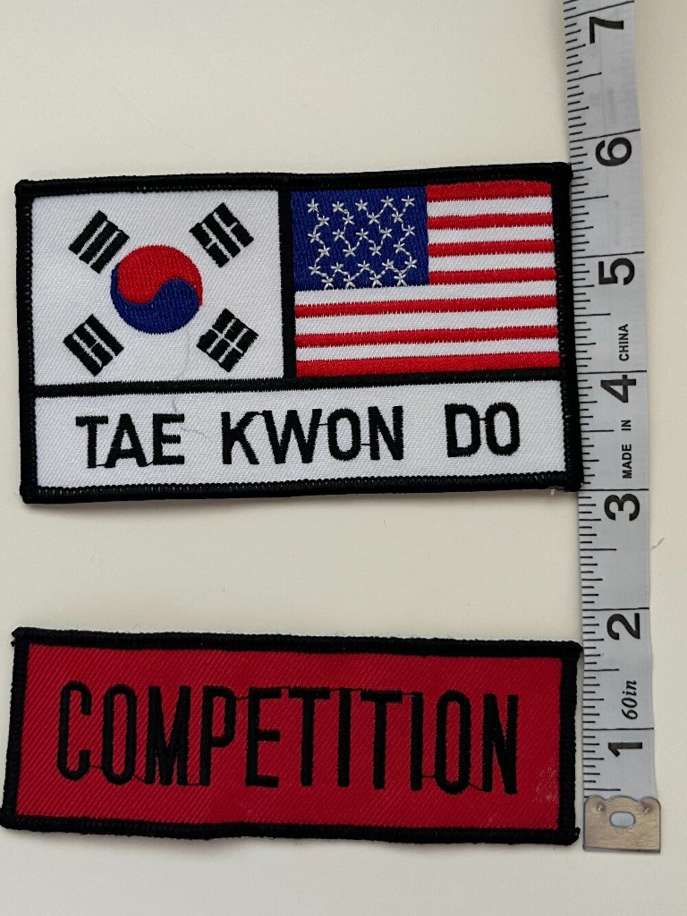 Vintage Taekwondo Badges TKD Martial Arts sporty uniform 90s olympics USA (5ct) - Picture 13 of 15